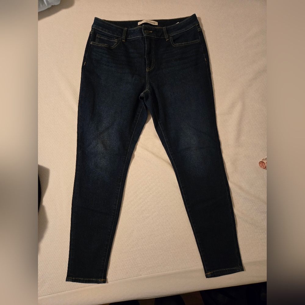 Denver Hayes Dark Blue Women's Curvy Skinny Jeans